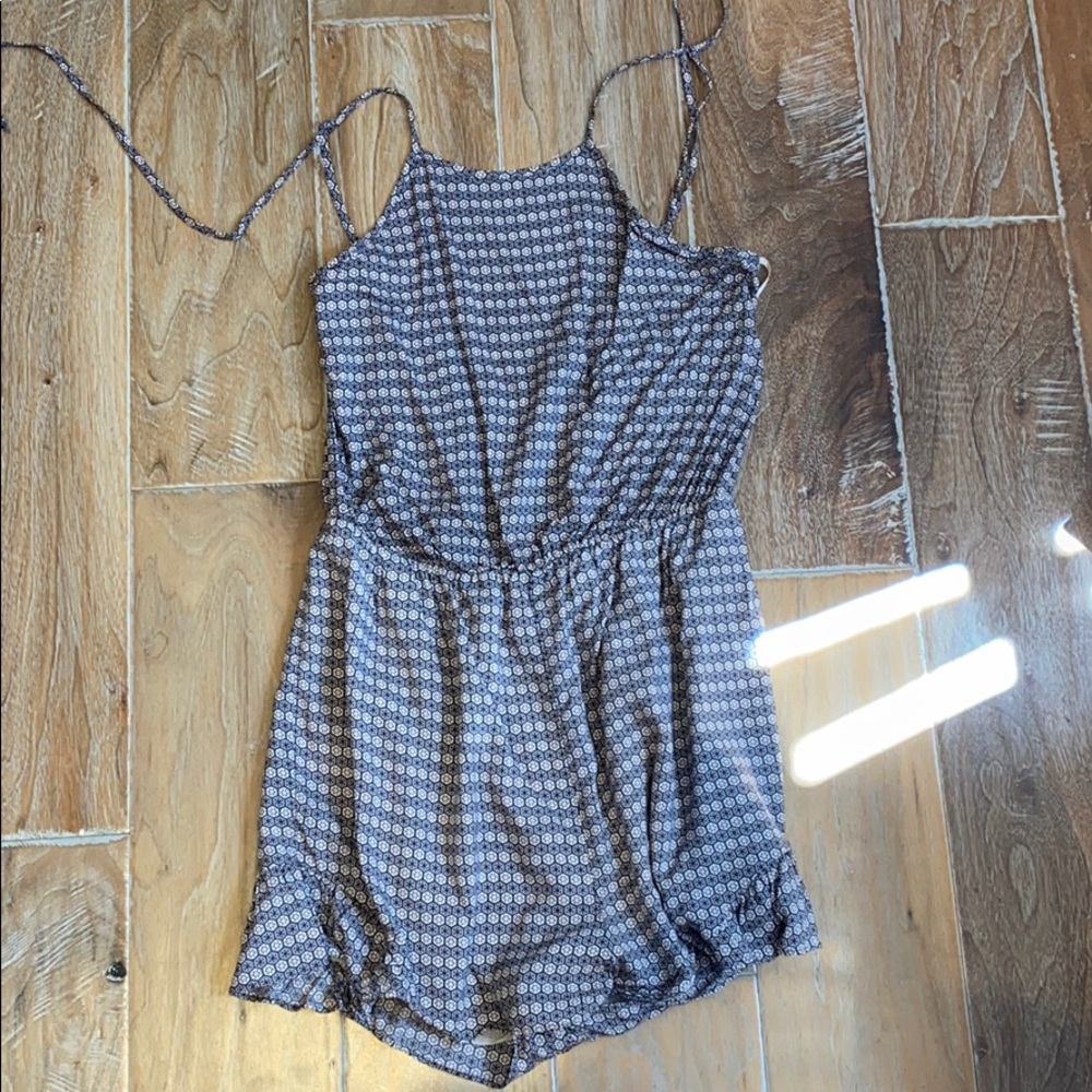 BCBG Romper neutral tones